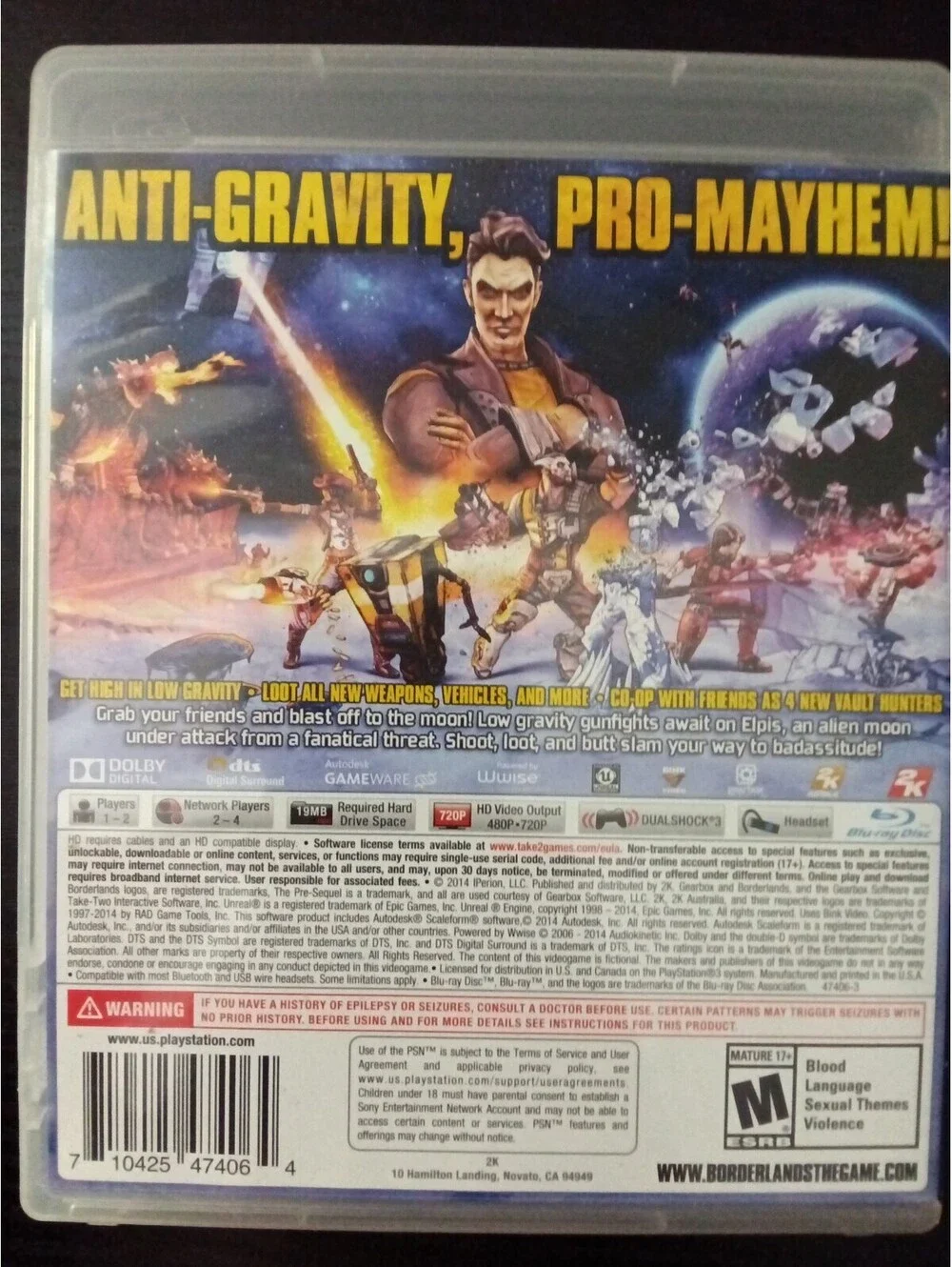 Borderlands: The Pre-Sequel - Sony PlayStation 3
